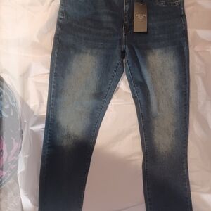 MEN'S KENNETH COLE  SKINNY Jeans in Classic Blue 36/32